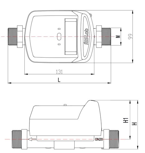 NB-IoT超聲波水表（復(fù)合材料管段）